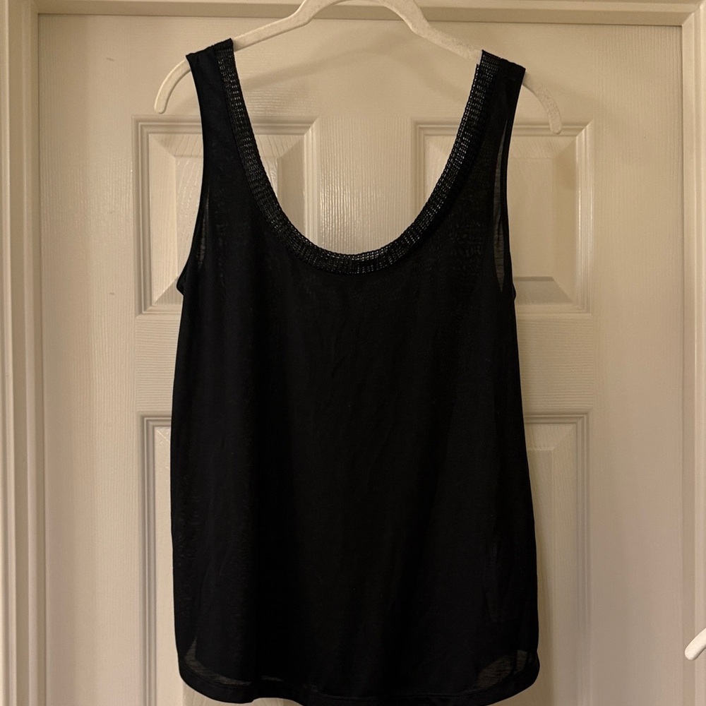 Massimo Dutti Black Sleeveless Top
